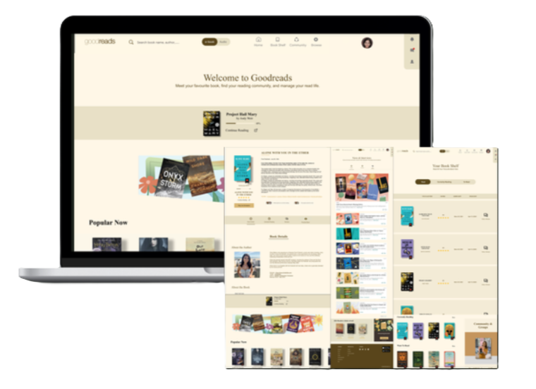 Goodreads Website Redesign