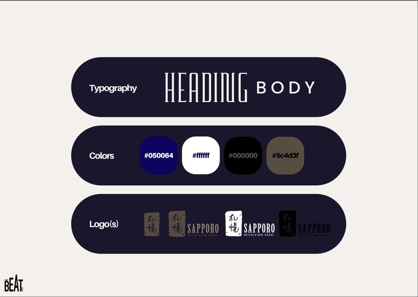 Sapporo branding