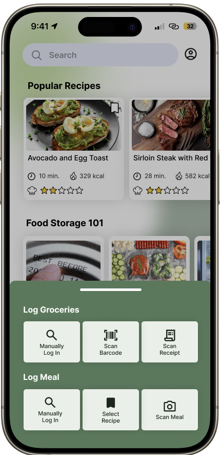ShelfSense screen